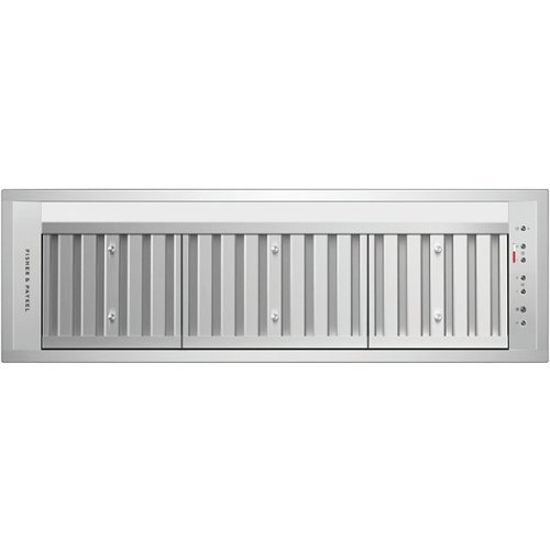 Fisher & Paykel - 35" Externally Vented Range Hood - Stainless steel/aluminum 0