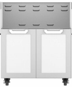 Hestan - Double-Door Tower Cart for 30" Gas Grills - White