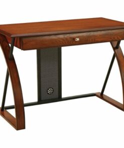 OSP Home Furnishings - Aurora Straight Computer Desk - Medium Oak