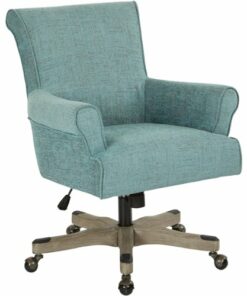 OSP Home Furnishings - Megan Office Chair - Turquoise