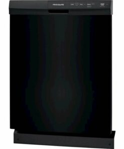 Frigidaire 24" Front Control Built-In Dishwasher, 60dba - Black