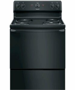 Hotpoint - 5.0 Cu. Ft. Freestanding Electric Range - Black 0