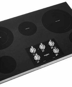 Whirlpool - 36" Electric Cooktop - Stainless steel