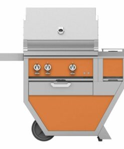 Hestan - Deluxe Gas Grill - Orange 0