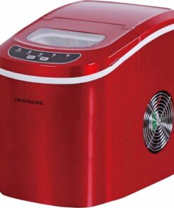 Frigidaire - 26-Lb. Compact Ice Maker - Red