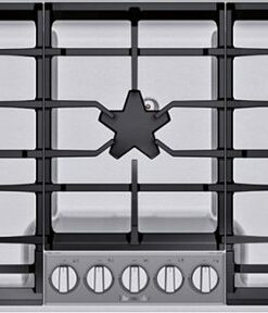 Thermador - Masterpiece 36" Built-In Gas Cooktop with 5 Pedestal Star Burners - Stainless steel