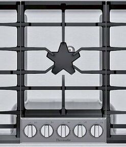 Thermador - Masterpiece 36" Built-In Gas Cooktop with 5 Pedestal Star Burners and ExtraLow Slect - Stainless steel