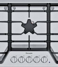 Thermador - Masterpiece 36" Built-In Gas Cooktop with 5 Star Burners and ExtraLow Select - Stainless steel