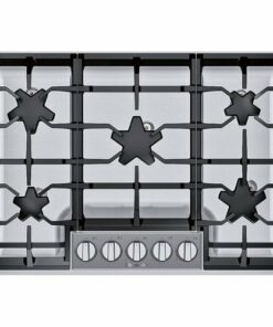 Thermador - Masterpiece 30" Built-In Gas Cooktop with 5 Pedestal Star Burners - Stainless steel