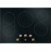 Café - 30" Electric Cooktop - Matte Black