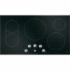 Café - 36" Electric Cooktop - Matte Black 1