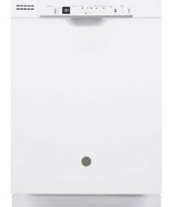 GE - 24" Front Control Built-In Dishwasher with 3rd Rack, 50 dBA - White