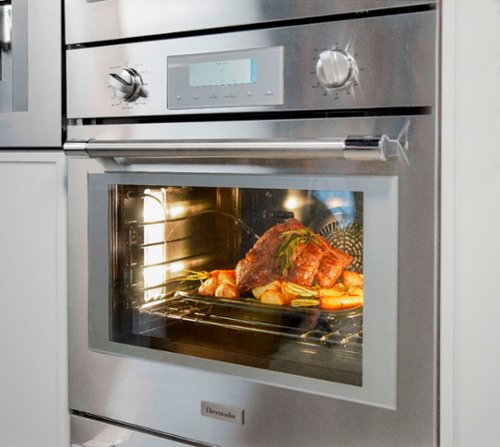 Thermador - Professional Series 30" Built-In Single Electric Convection Wall Oven with Wifi - Stainless steel 0