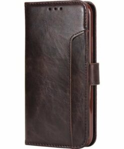 SaharaCase - Leather Flip Folio Case for Apple® iPhone® XR - Brown