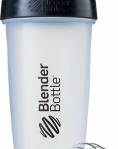 BlenderBottle - Classic V1 32 oz. Water Bottle/Shaker Cup - Black/Clear