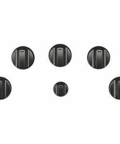 Café - Control Knob for Electric Cooktops - Brushed black