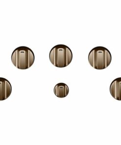 Café - Control Knob for Electric Cooktops - Brushed bronze