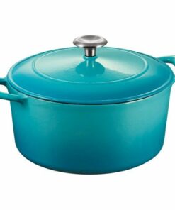Tramontina - Gourmet Enameled Cast Iron 5.5-Quart Dutch Oven - Medium Blue