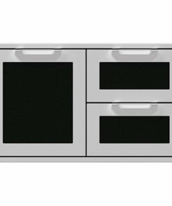 Hestan - AGSDR Series 36" Double Drawer and Storage Door Combination - Stealth