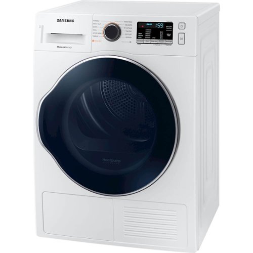 Samsung - 4.0 Cu. Ft. Stackable Ventless Heat Pump Electric Dryer - White