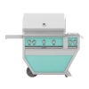 Hestan - Deluxe Gas Grill - Turqouise 0