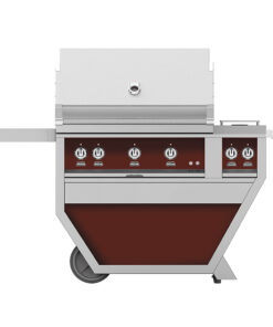 Hestan - Deluxe Gas Grill - Burgundy 1