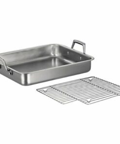 Tramontina - Gourmet Prima 15" Roasting Pan - Stainless Steel