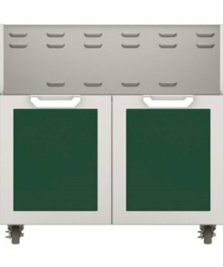 Hestan - Double-Door Tower Cart for 36" Gas Grills - Green