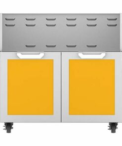 Hestan - Double-Door Tower Cart for 36" Gas Grills - Yellow
