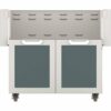 Hestan - Double-Door Tower Cart for 36" Gas Grills - Dark Gray