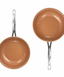 Gotham Steel - Two-Piece Non-Stick Frying Pan Set - Copper