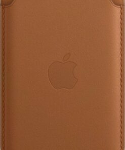 Apple - iPhone® Leather Wallet with MagSafe - Black