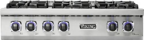 Viking - Professional 7 Series 35.9" Gas Cooktop - Stainless steel 1