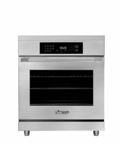 Dacor - 5.2 Cu. Ft. Self-Cleaning Freestanding Electric Induction Convection Range - Stainless steel