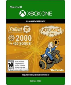 Fallout 76 - 2000 (+400 Bonus) Atoms [Digital]