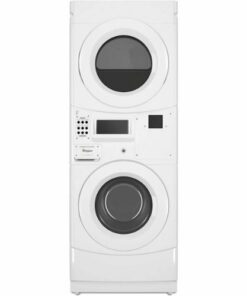 Whirlpool - 3.1 Cu. Ft. Front Load Washer and 6.7 Cu. Ft. Gas Dryer with Space Saving Configuration - White 0