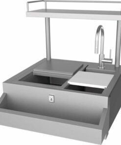 Hestan - 30" Outdoor Refreshment Center - Brushed Stainless Steel