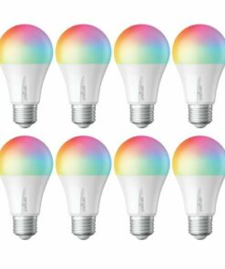 Sengled - Smart A19 LED 60W Bulbs Works with Amazon Alexa, Google Assistant, SmartThings & Wink (8-Pack) - Multicolor