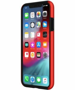 Incipio - DualPro Case for Apple® iPhone® XS Max - Iridescent Red/Black