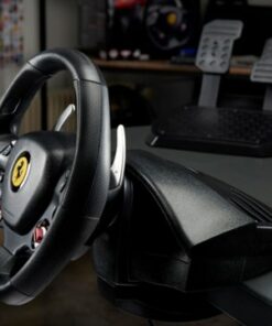 Thrustmaster - T80 Ferrari 488 GTB Edition Racing Wheel for PlayStation 5, 4 and Windows - Black
