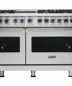 Viking - Self-Cleaning Freestanding Double Oven Dual Fuel Convection Range - Stainless steel 3
