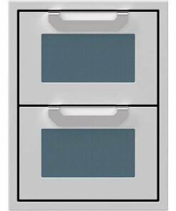Hestan - AGDR Series 16" Outdoor Double Storage Drawers - Pacific fog