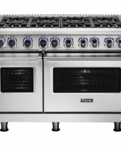 Viking - Self-Cleaning Freestanding Double Oven Dual Fuel Convection Range - Stainless steel 4