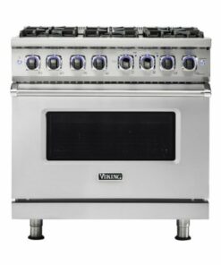 Viking - 5.1 Cu. Ft. Freestanding Gas Convection Range - Stainless steel 2