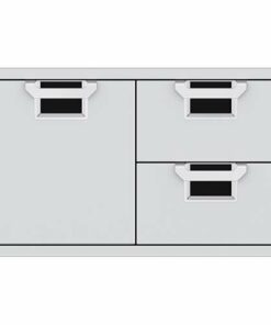 Hestan - Aspire AESDR Series 36" Double Drawer and Storage Door Combination - Stealth