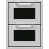 Hestan - AGDR Series 16" Outdoor Double Storage Drawers - Stealth