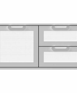 Hestan - AGSDR Series 42" Double Drawer and Storage Door Combination - Froth