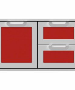 Hestan - AGSDR Series 36" Double Drawer and Storage Door Combination - Matador