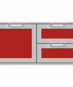 Hestan - AGSDR Series 42" Double Drawer and Storage Door Combination - Matador