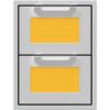 Hestan - AGDR Series 16" Outdoor Double Storage Drawers - Sol
